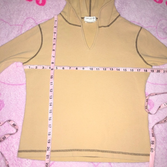 y2k boho grunge waffle knit hoodie - Picture 7 of 10